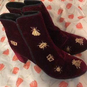 Red Velvet Booties naughty monkey